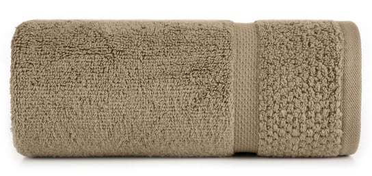 Ręcznik bawełniany, 50x90, beżowy z bordiurą, R170-03 Eurofirany