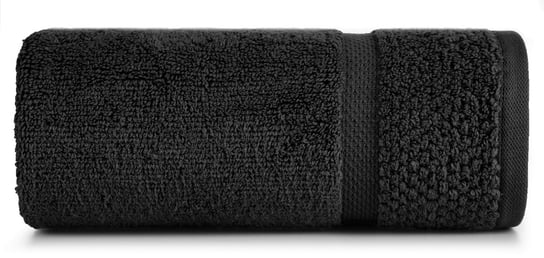 Ręcznik bawełniany, 50x90, grafitowy z bordiurą, R170-07 Eurofirany