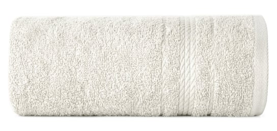 Ręcznik bawełniany, 50x90, kremowy z bordiurą, R174-02 Eurofirany