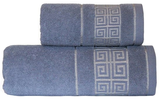 Ręcznik Bawełniany, 50X90, Szary Z Bordiurą, Rfp-04 Greno