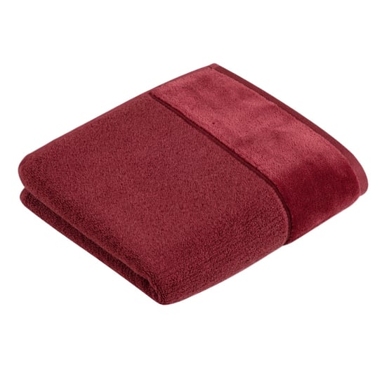 Ręcznik bawełniany 67x140 cm PURE Red Rock Czerwony Vossen