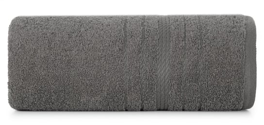 Ręcznik bawełniany, 70x140, stalowy z bordiurą, R174-05 Eurofirany