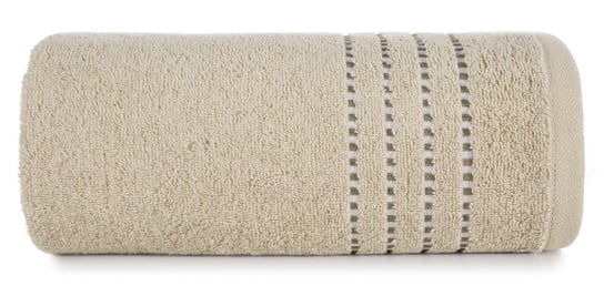 Ręcznik bawełniany EUROFIRANY Fiore, Beżowy, rozmiar 70x140 cm Eurofirany