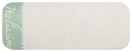Ręcznik bawełniany EUROFIRANY Italy, kremowo-miętowy, 70x140 cm Eurofirany