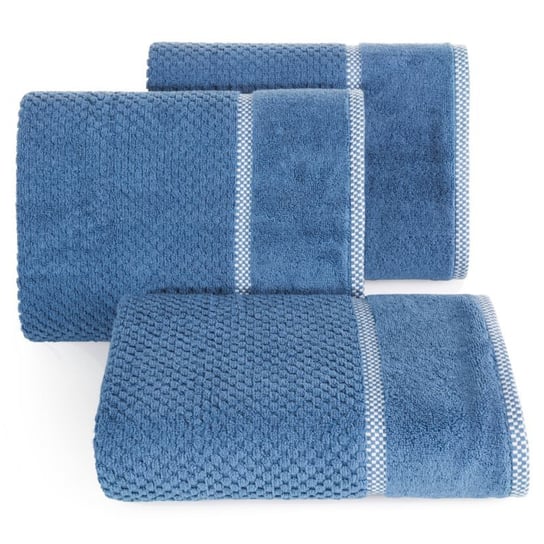 Ręcznik bawełniany EUROFIRANY, niebieski, 70x140 cm Eurofirany