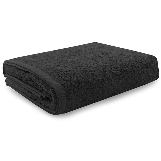 Ręcznik bawełniany FLHF, czarny, 80x200 cm Flhf