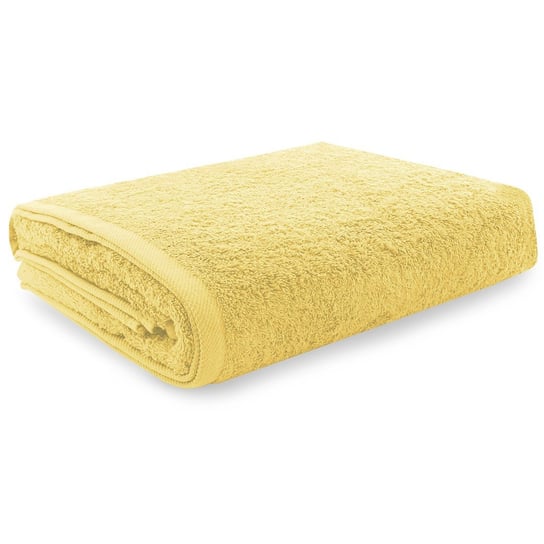 Ręcznik bawełniany FLHF, żółty, 100x150 cm Flhf