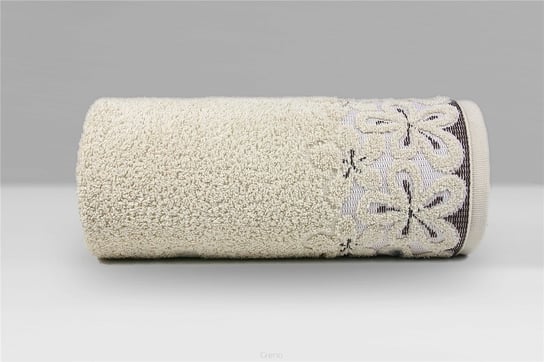 Ręcznik bawełniany GRENO Bella, beżowy, 70x140 cm Greno