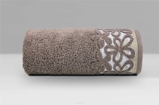 Ręcznik bawełniany GRENO Bella, czekoladowy, 50x90 cm Greno
