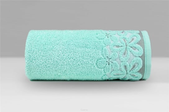 Ręcznik bawełniany GRENO Bella, miętowy, 70x140 cm Greno