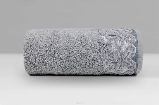 Ręcznik bawełniany GRENO Bella, popielaty, 50x90 cm Greno