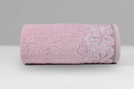 Ręcznik bawełniany GRENO Bella, różowy, 50x90 cm Greno