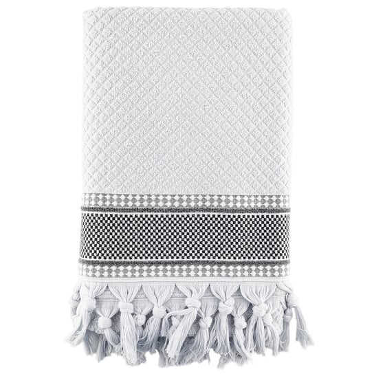 Ręcznik bawełniany łazienkowy Miss Lucy Belarda 70x140 cm szaroniebieski Miss Lucy