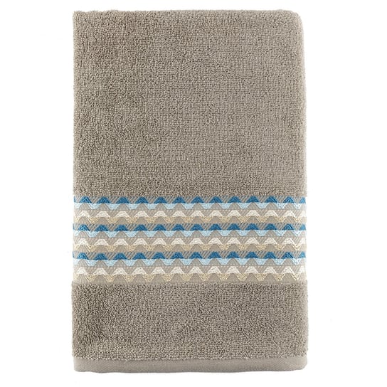 Ręcznik bawełniany łazienkowy Miss Lucy Kloten 50x90 cm khaki Miss Lucy
