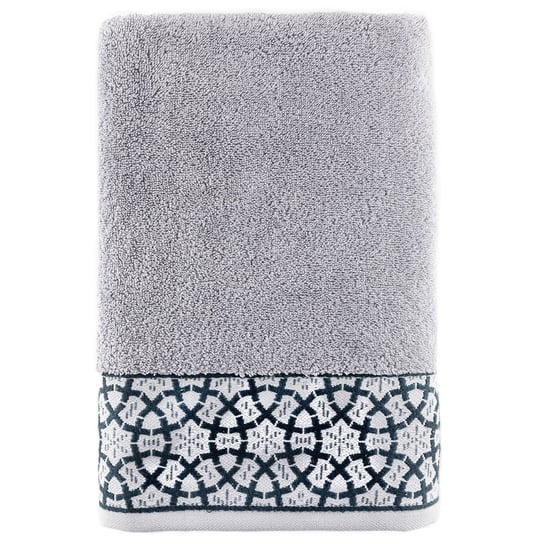 Ręcznik bawełniany łazienkowy Miss Lucy Namur 70x140 cm szary Miss Lucy