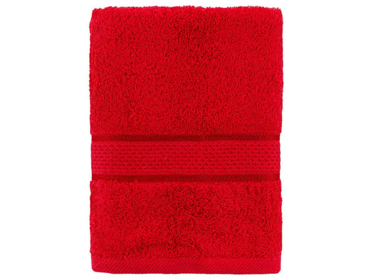 Ręcznik bawełniany Miss Lucy Ana 70x140 czerwony Miss Lucy
