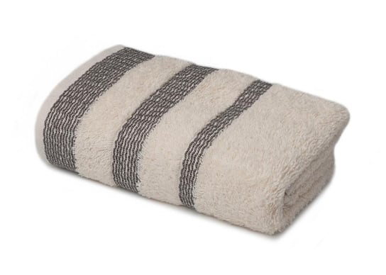 Ręcznik bawełniany MÓWISZ I MASZ, Line, ecru, 50x90 cm Mówisz i Masz