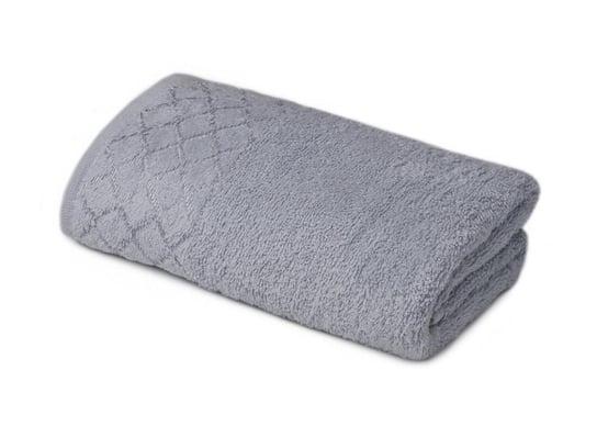 Ręcznik bawełniany MÓWISZ I MASZ, Trapez, jasnoszary, 50x90 cm Mówisz i Masz