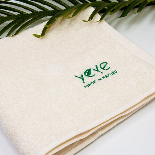 Ręcznik bawełniany na saunę 100% naturalna bawełna Yeye 50x100 450 Ecru YEYE NATURAL