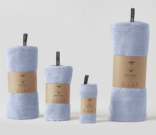 Ręcznik bawełniany Pastelowy Błękit 50x100 HOP Design HOP Design