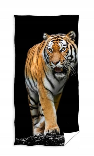 Ręcznik Bawełniany Tygrys 70X140 Cm Kot Carbotex