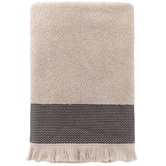 Ręcznik bawełniany z frędzlami Miss Lucy Natika 30x50 cm beż Miss Lucy