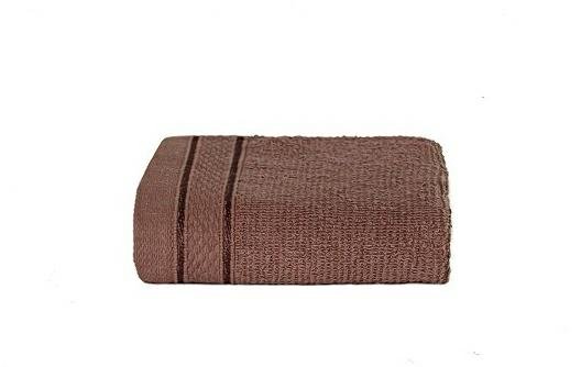Ręcznik Bella 30x50 cm brązowy frotte 400 g/m2 Faro Faro