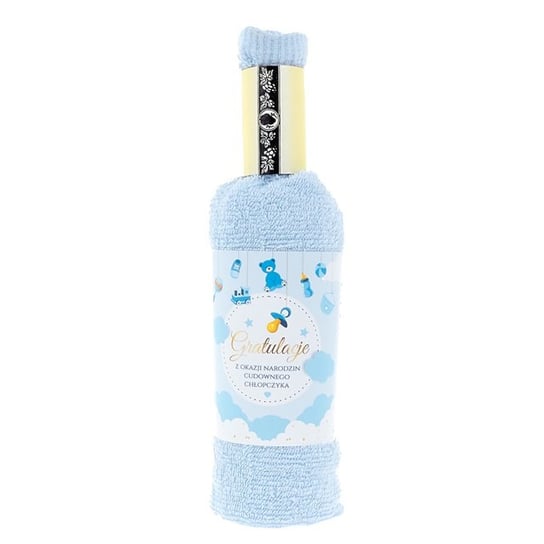 Ręcznik Butelka (100X50) Niebieski - Narodziny Chłopczyka (Zabawki) / F.H.U.P. Bogas Inna marka