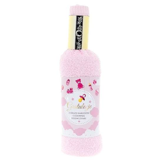 Ręcznik Butelka (100X50) Różowy - Narodziny Dziewczynki (Zabawki) / F.H.U.P. Bogas Inna marka