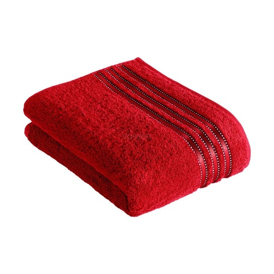 Ręcznik czerwony 67x140 cult de luxe Vossen