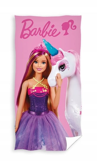 Ręcznik dla dziewczynki Barbie 70x140 Bawełna Pościel Szpulka