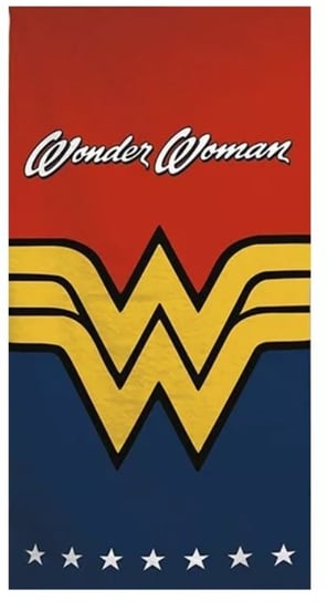 Ręcznik do kąpieli dla dziewczynki Wonder Woman 70 x 140 cm DC Super Heroes