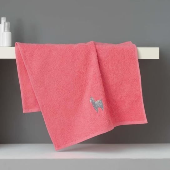 Ręcznik do rąk 50 x 90 cm Lama Różowy Inna marka