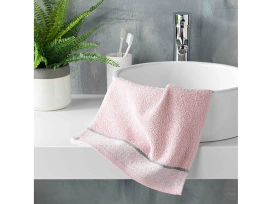 Ręcznik Do Rąk Belina - Różowy 30X50 Douceur d'intérieur