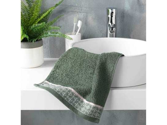 Ręcznik Do Rąk Belina - Zielony 30X50 Douceur d'intérieur