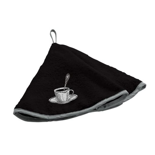 Ręcznik do rąk Ręcznik herbaciany Filiżanka czarnej kawy Inna marka