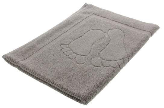 Ręcznik/dywanik łazienkowy stopki 50/70 jasny szary ABC
