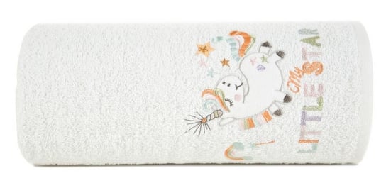 Ręcznik dziecięcy 50x90 Baby biały Jednorożec 400g/m2 Eurofirany Eurofirany