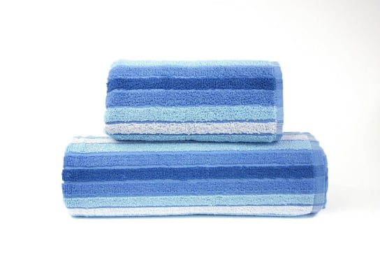 Ręcznik Eden 70x140 niebieski paseczki 400g/m2 Greno Greno