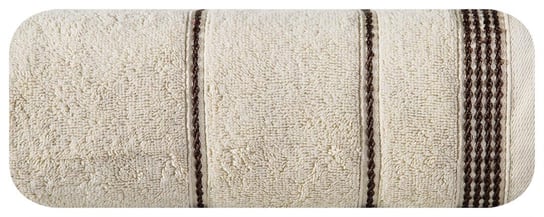 Ręcznik EURO, Mira 03, kremowo-brązowy, 30x50 cm Mówisz i Masz