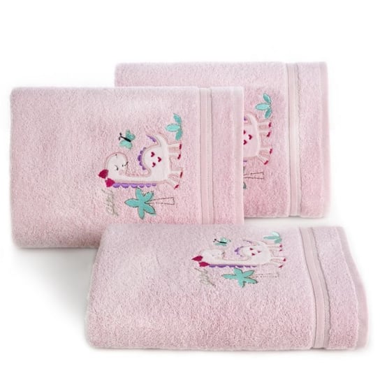 Ręcznik EUROFIRANY Baby, różowy, 70x140 cm Eurofirany
