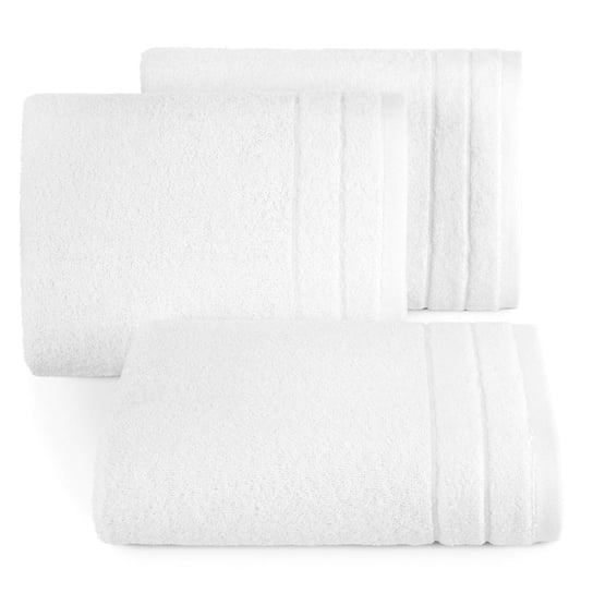 Ręcznik, Eurofirany, Euro Damla 01, biały, 70x140 cm Eurofirany
