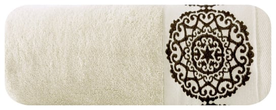 Ręcznik EUROFIRANY Kim, kremowy, 70x140 cm Eurofirany