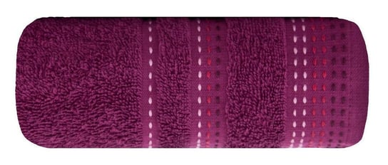 Ręcznik EUROFIRANY Pola, purpurowy, 30x50 cm Eurofirany