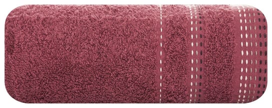Ręcznik EUROFIRANY Pola, purpurowy, 70x140 cm Eurofirany