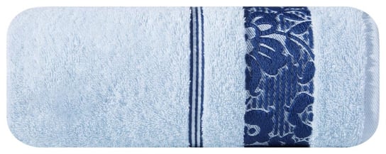 Ręcznik EUROFIRANY Sylwia 15, granatowo-błękitny, 70x140 cm Eurofirany