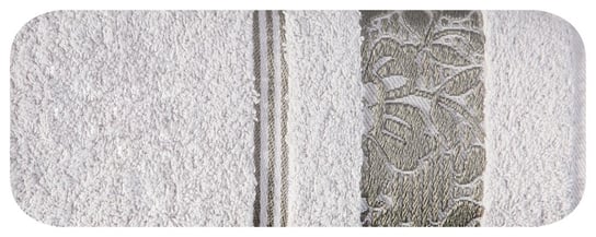 Ręcznik EUROFIRANY Sylwia, srebrny, 50x90 cm Eurofirany