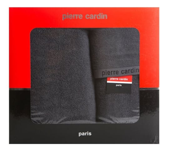 Ręcznik frotte EUROFIRANY Pierre Cardin, stalowy, 3 szt. Eurofirany