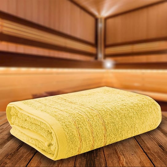 Ręcznik frotte EUROFIRANY, żółty, 1 szt. Eurofirany