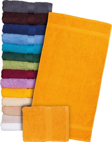 Ręcznik frotte kolor pomarańczowy roz. 50x90 REIS